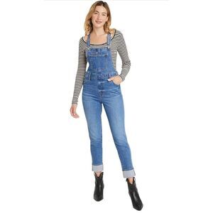 NWT UNIVERSAL THREAD Women’s Denim Overalls Size 6 Blue Jean Stretch Classic NEW
